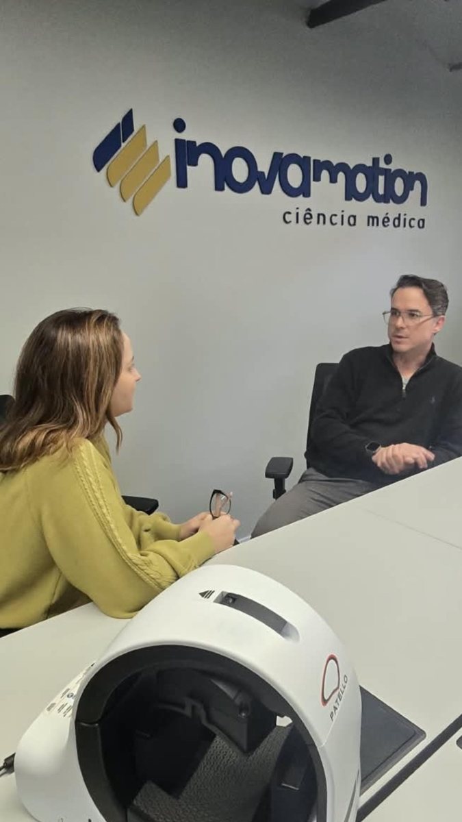 Sonia Campos com Juliano Perfeito na Inovamotion